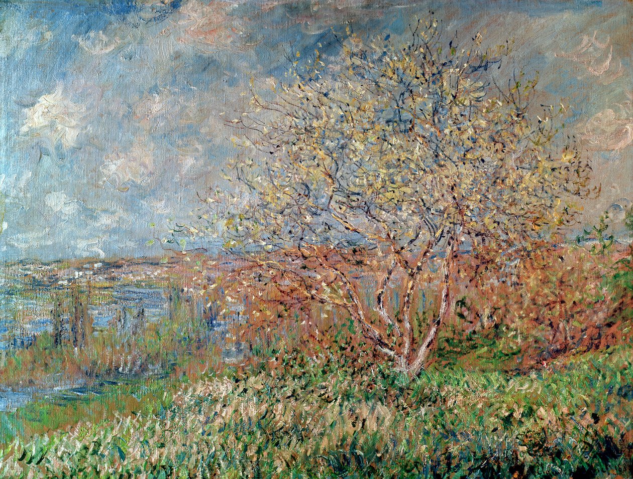 Lente, 1880-82 door Claude Monet