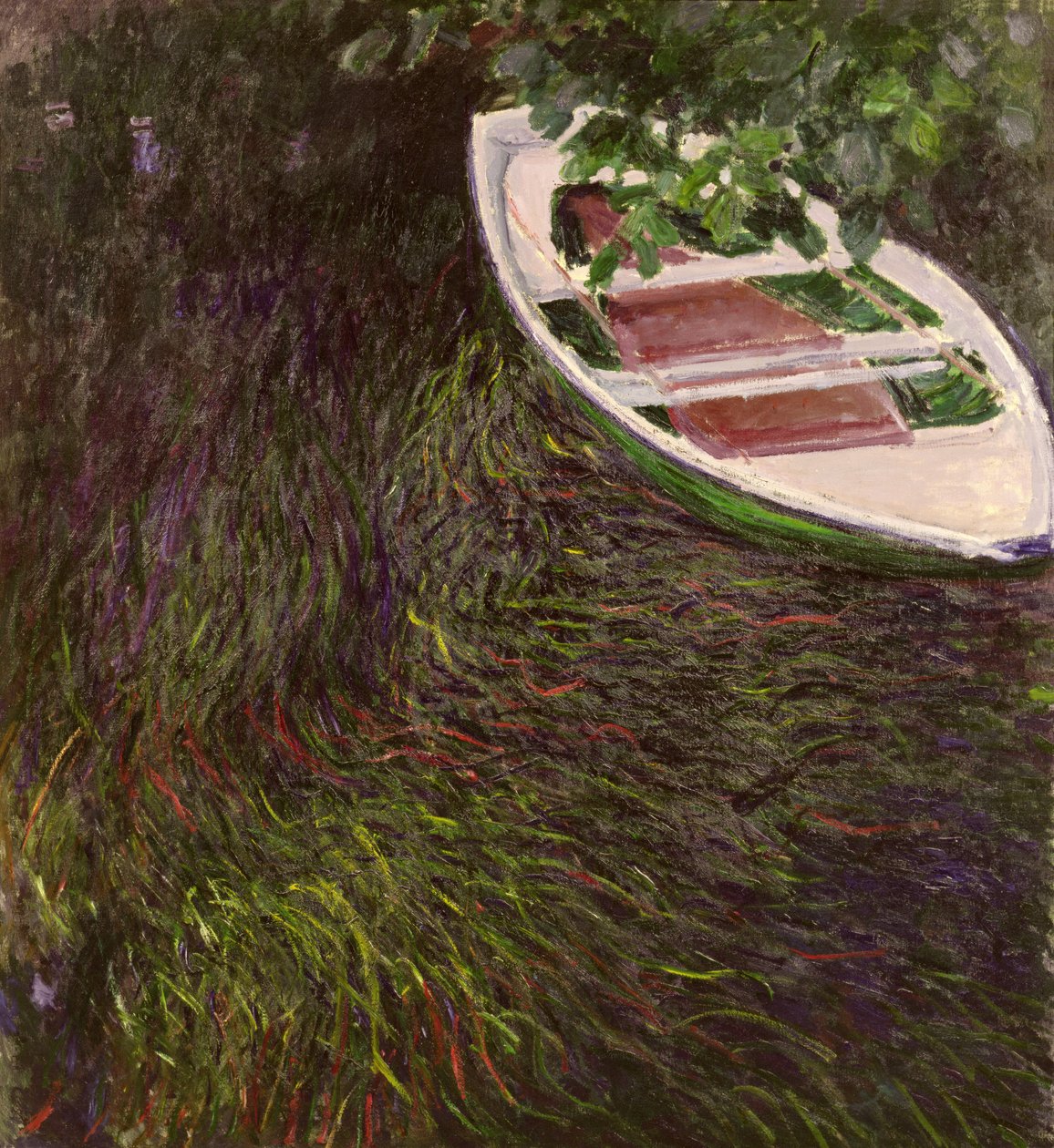 De roeiboot door Claude Monet