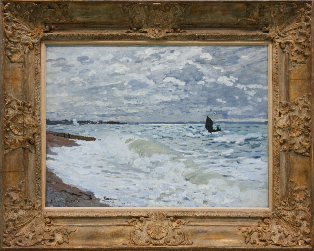 De Zee bij Le Havre door Claude Monet