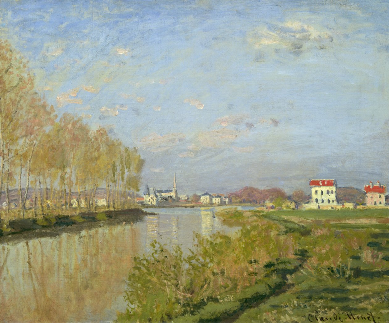 De Seine bij Argenteuil, 1873 door Claude Monet
