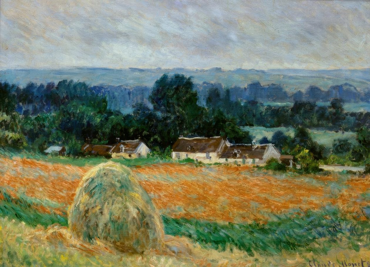 Een hooiberg door Claude Monet