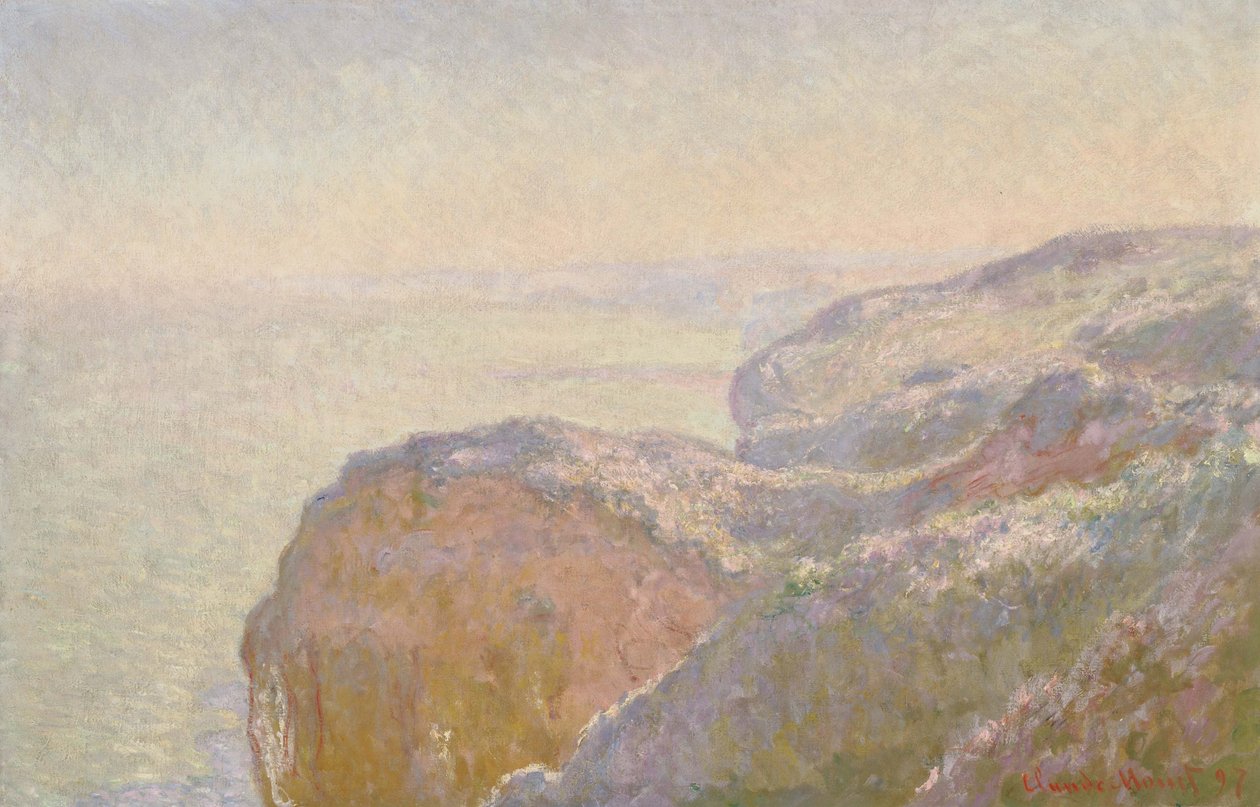 Val-Saint-Nicolas, nabij Dieppe (Ochtend) door Claude Monet