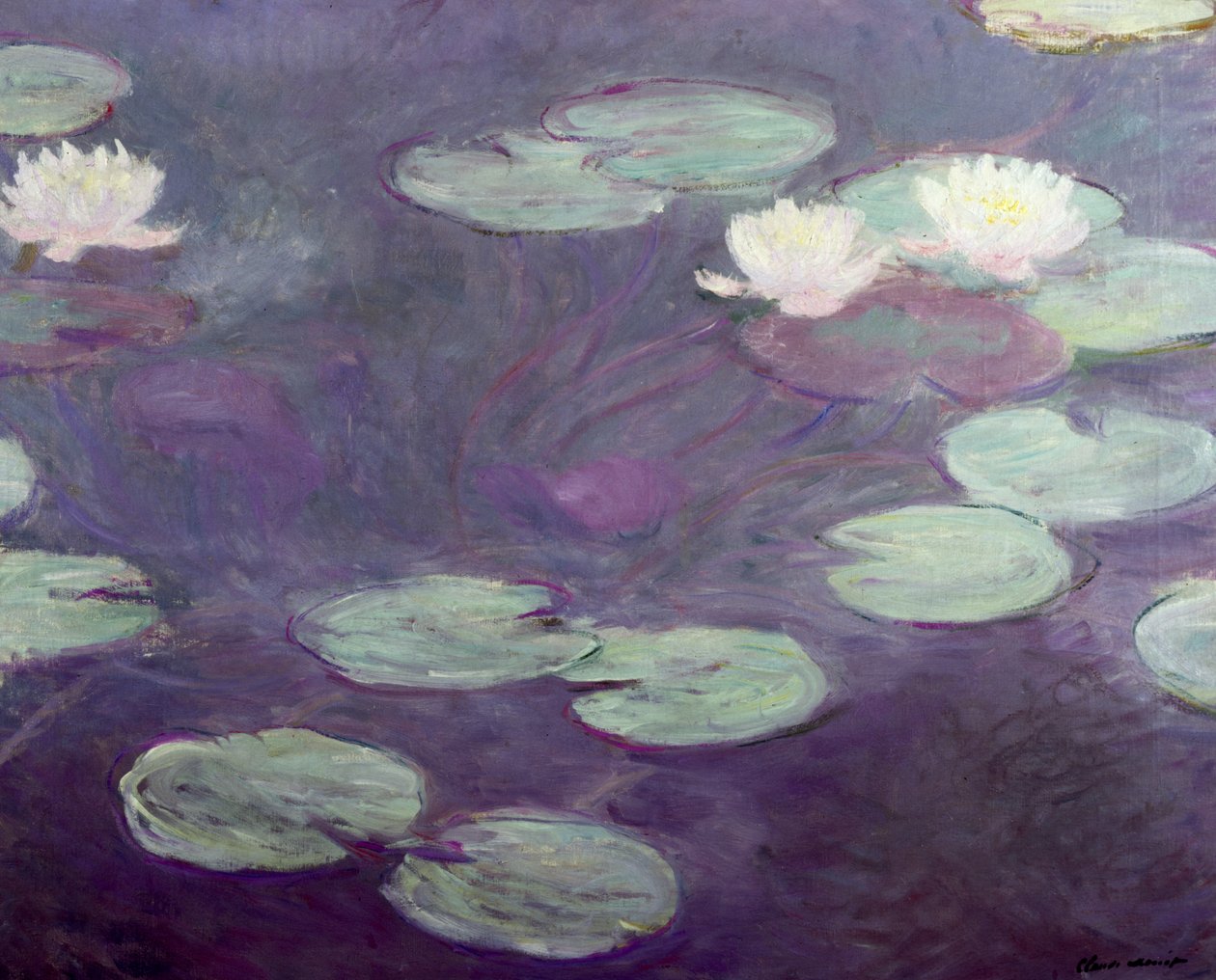 Waterlelies door Claude Monet