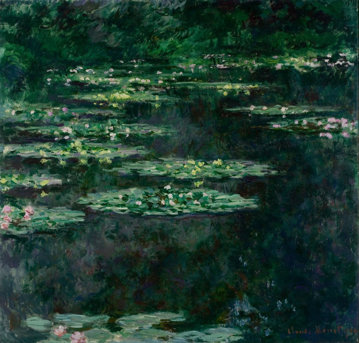 Waterlelies door Claude Monet