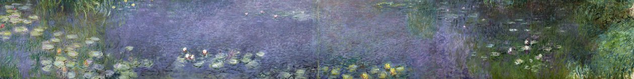 Waterlelies: Ochtend door Claude Monet