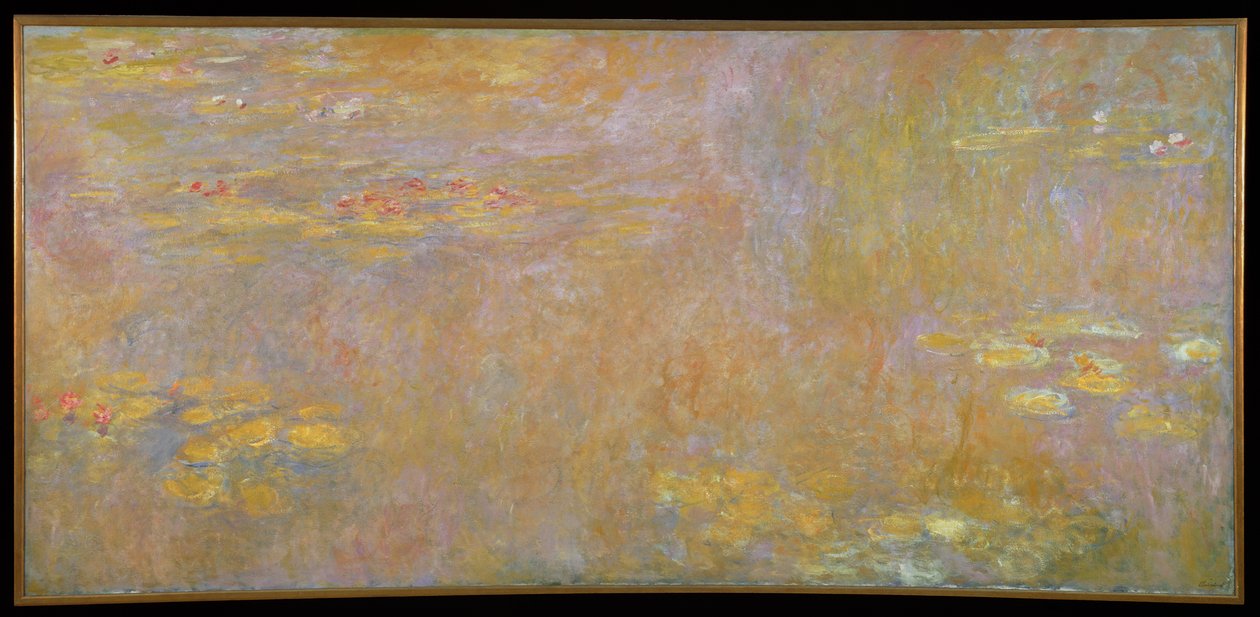 Waterlelies, na 1916 door Claude Monet
