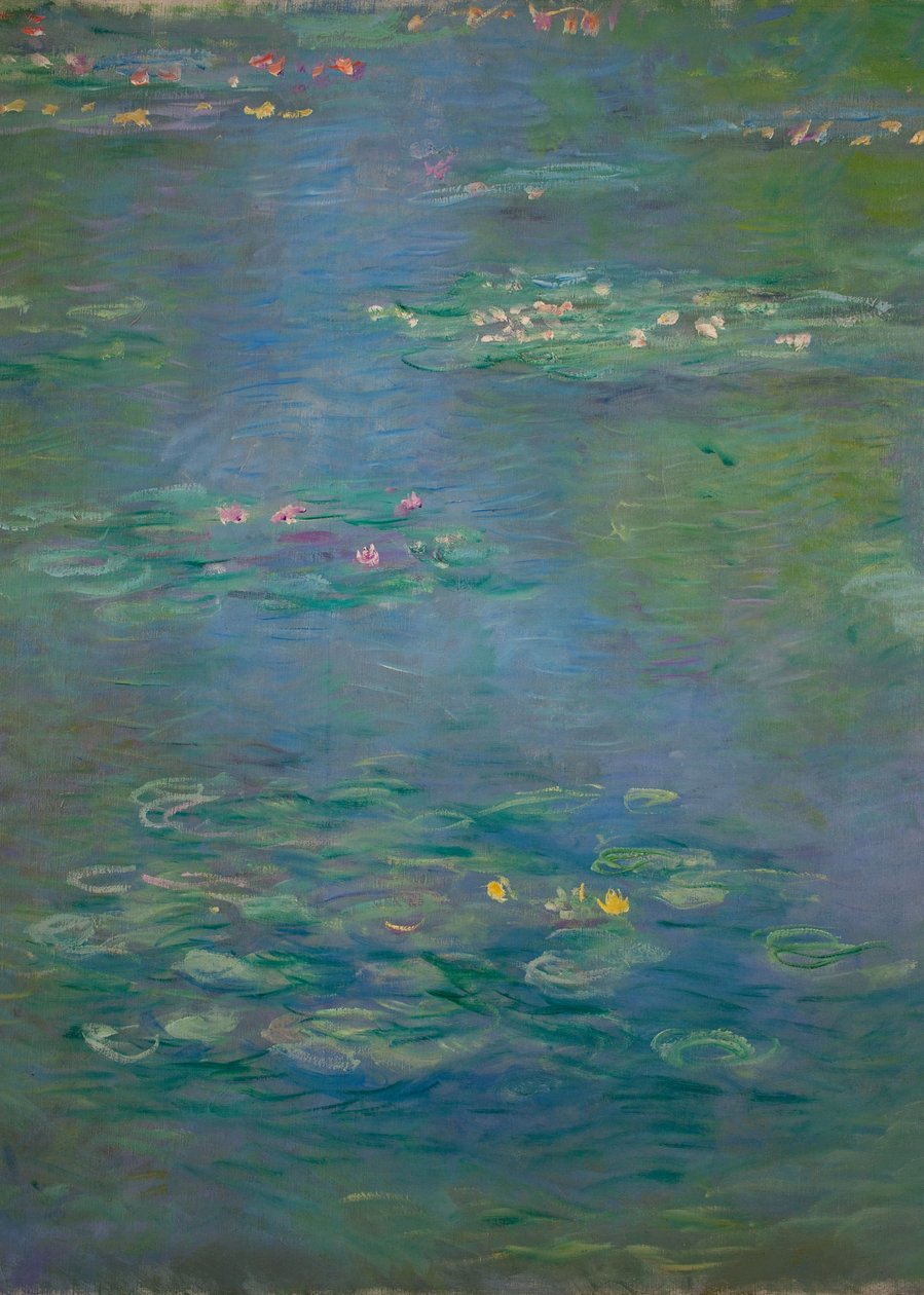 Waterlelies (detail), 1903 door Claude Monet