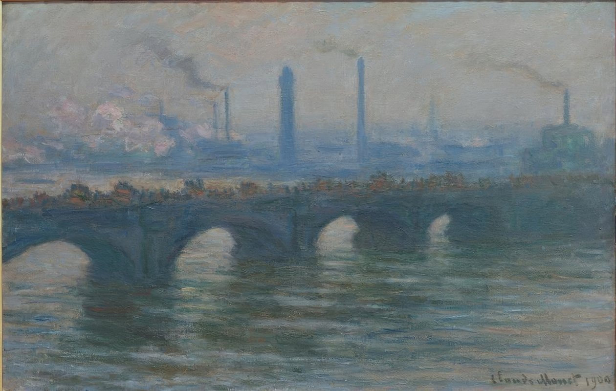 Waterloo Bridge door Claude Monet