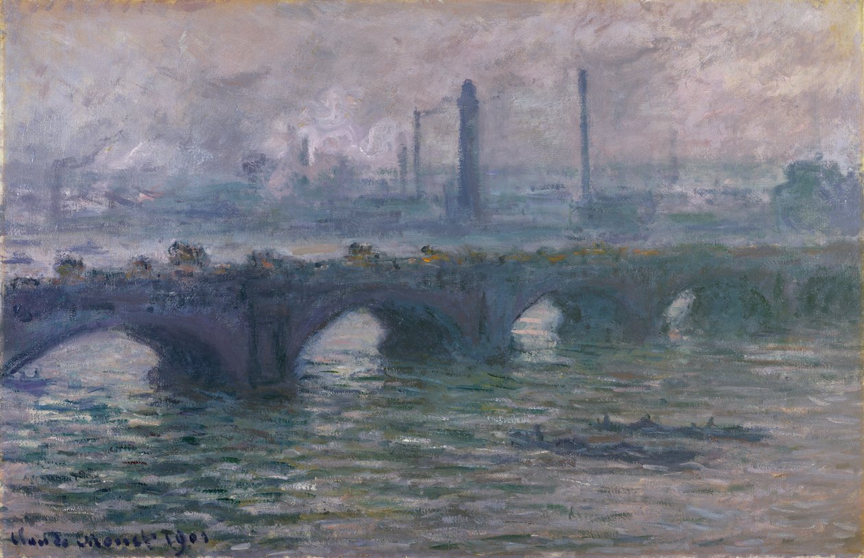 Waterloo Bridge, 1901 door Claude Monet