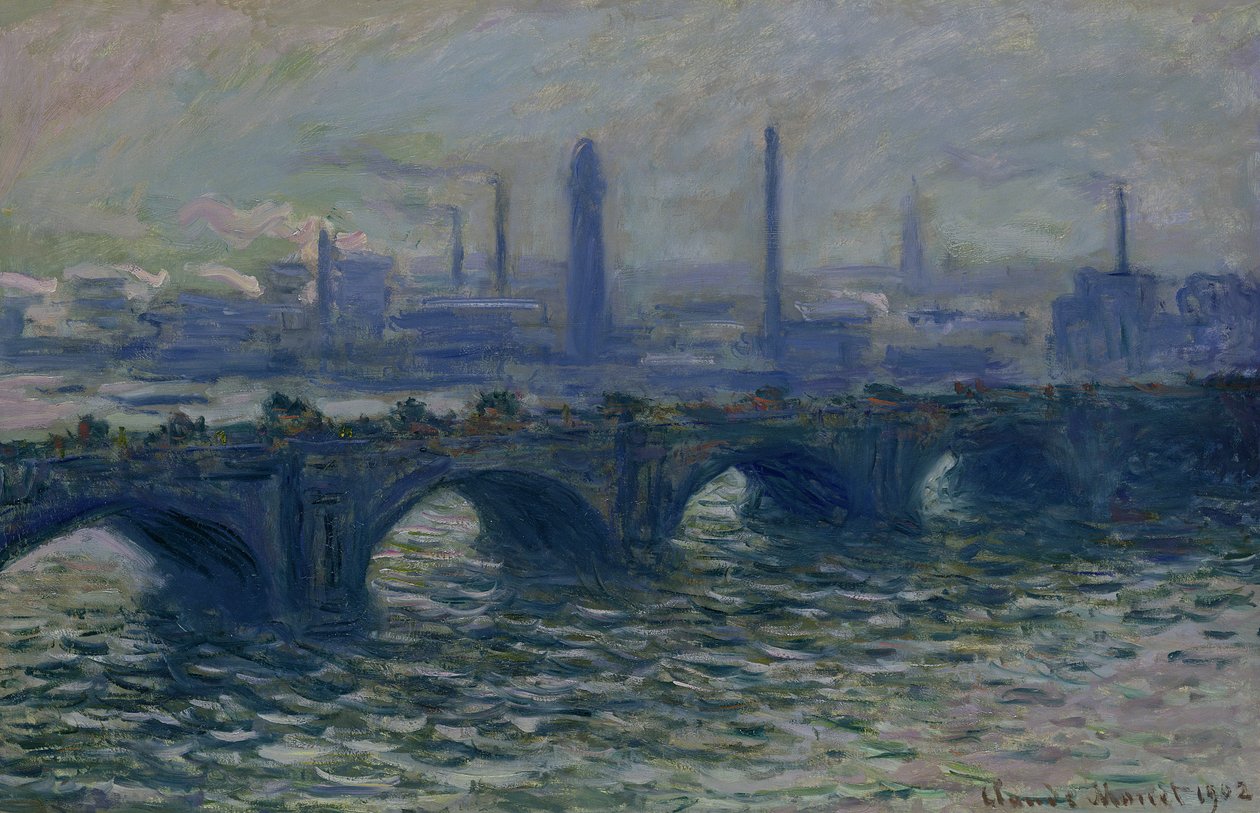 Waterloo Bridge, 1902 door Claude Monet