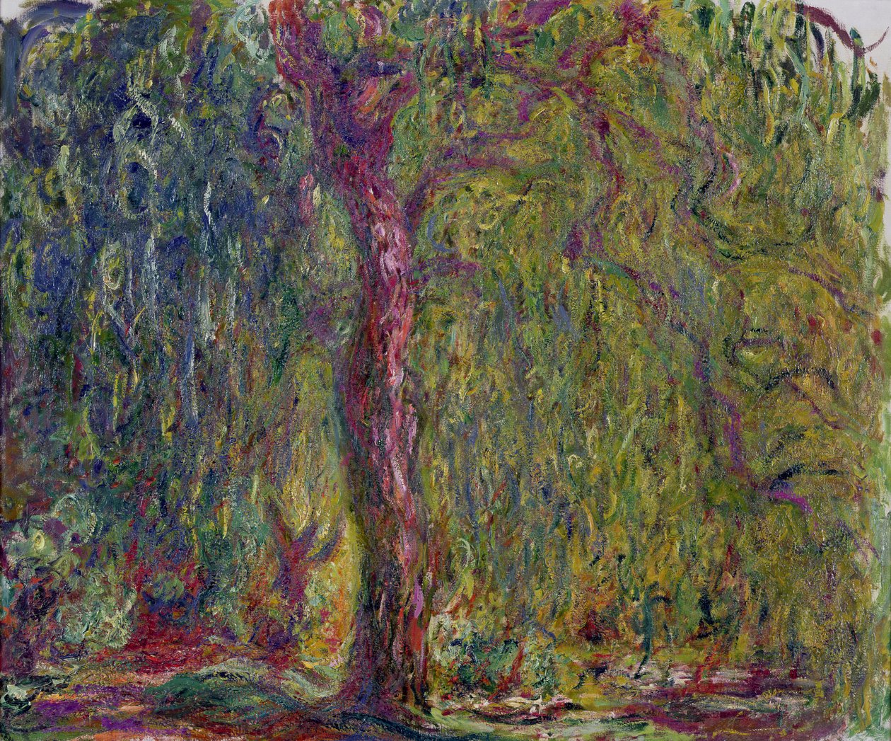 Treurwilg, 1918-19 door Claude Monet