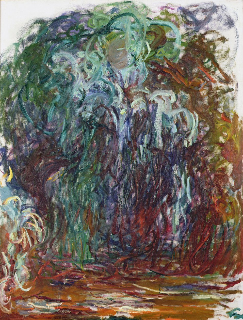 Treurwilg, 1921-22 door Claude Monet