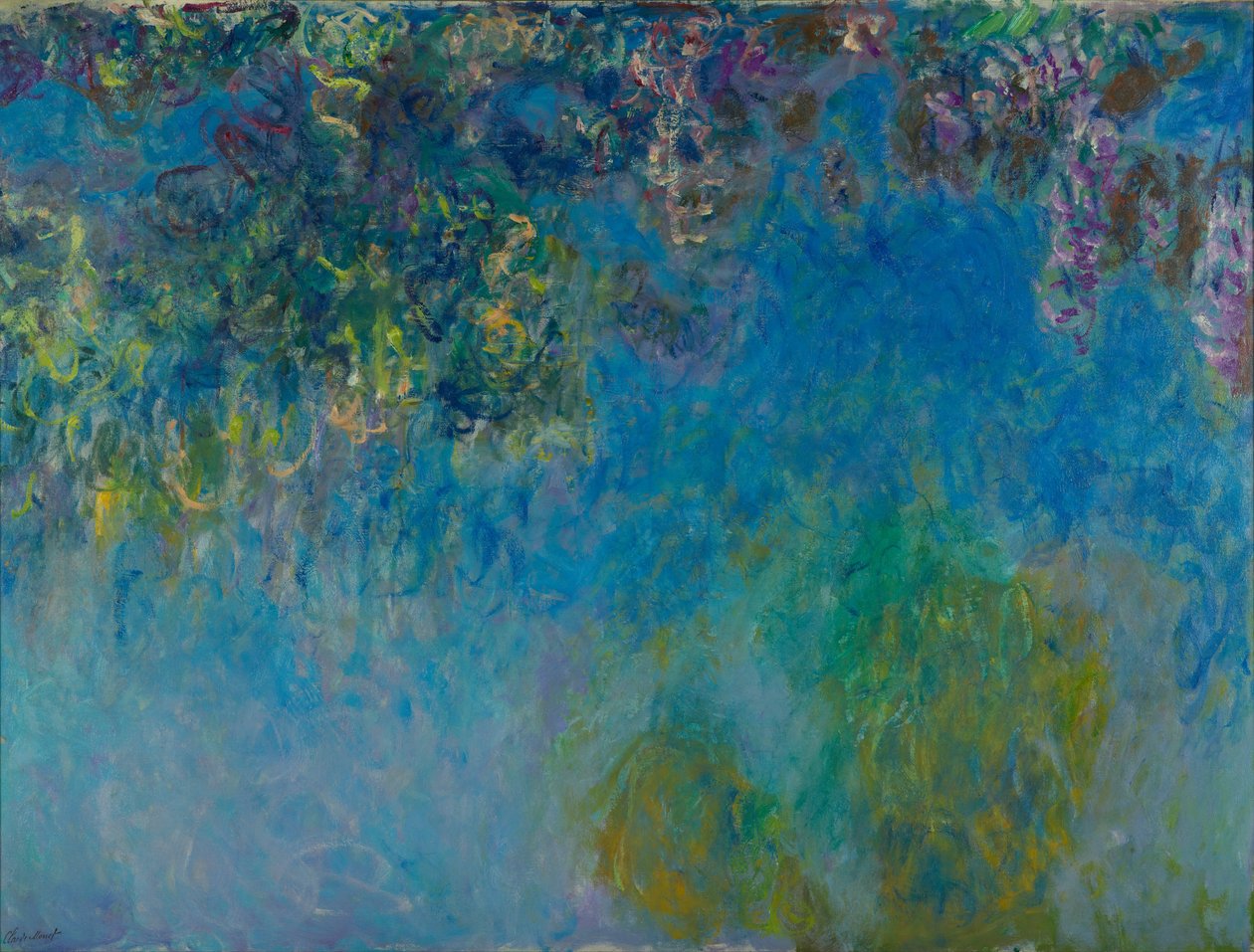 Wisteria door Claude Monet