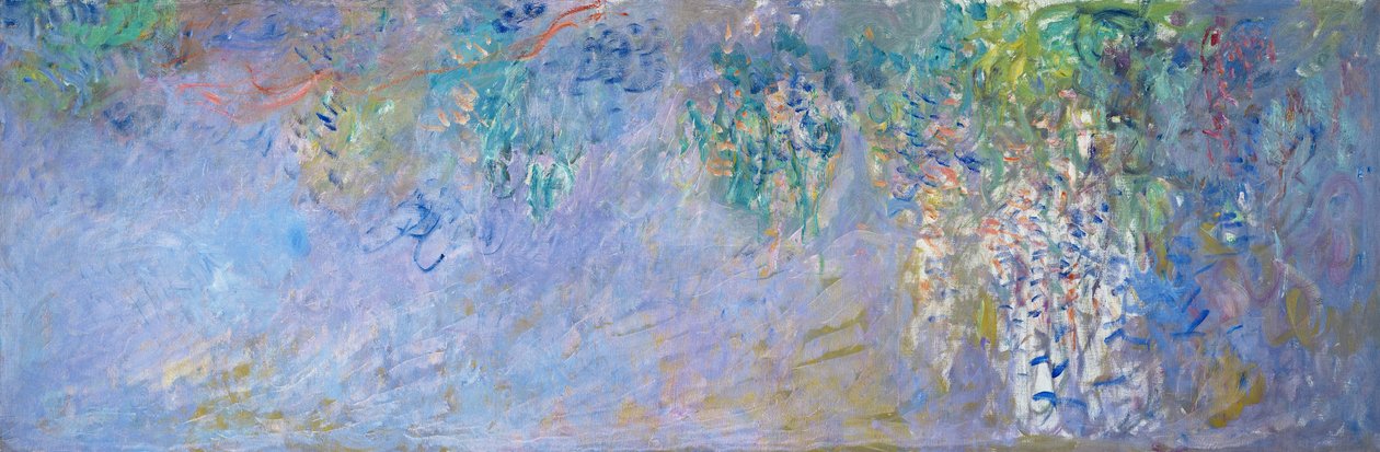 Blauweregen, 1919-20 door Claude Monet