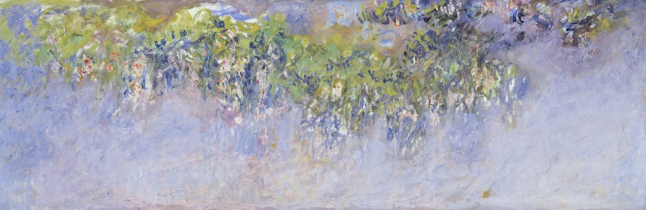 Wisteria, 1919-20 door Claude Monet