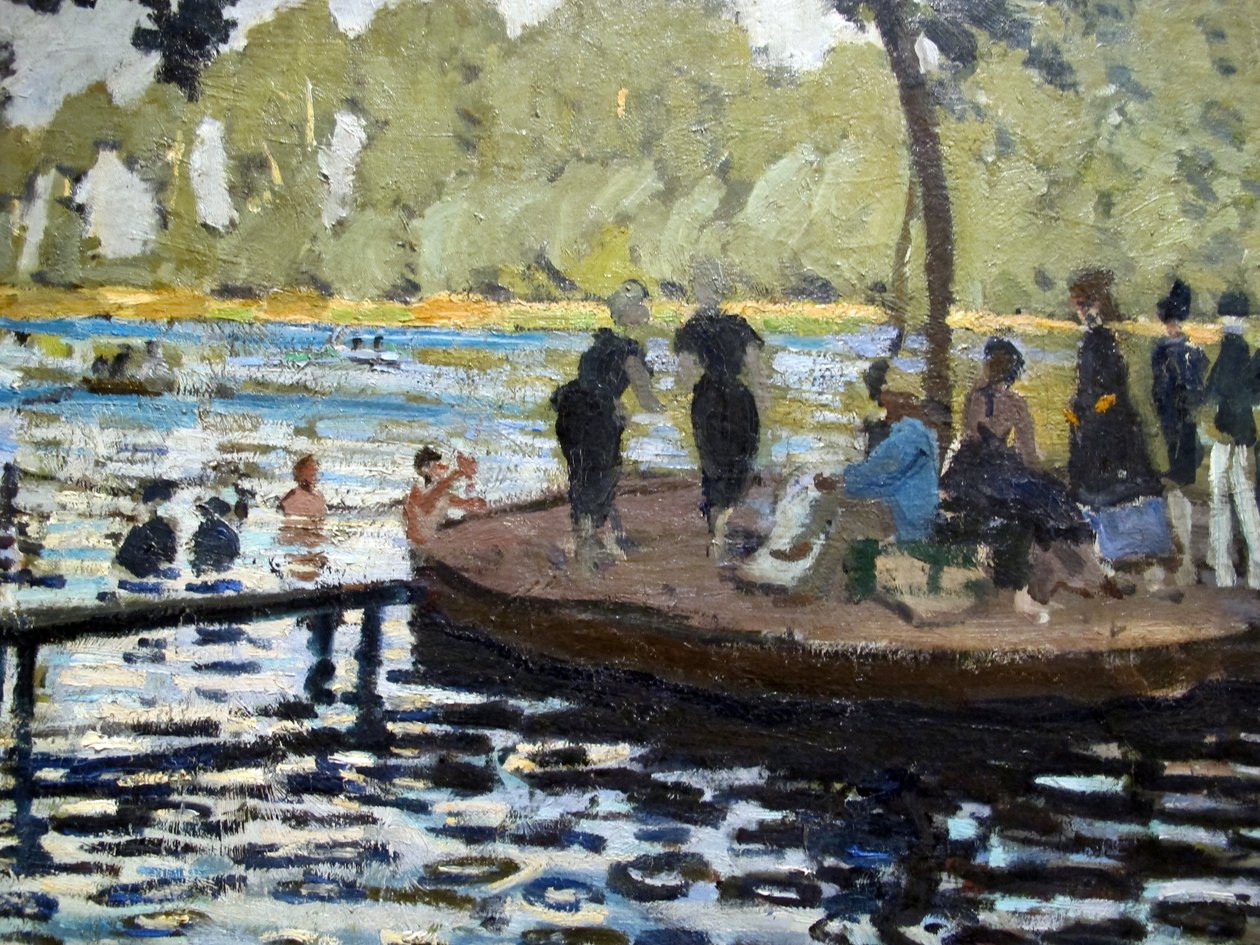 La grenouillère door Claude Monet