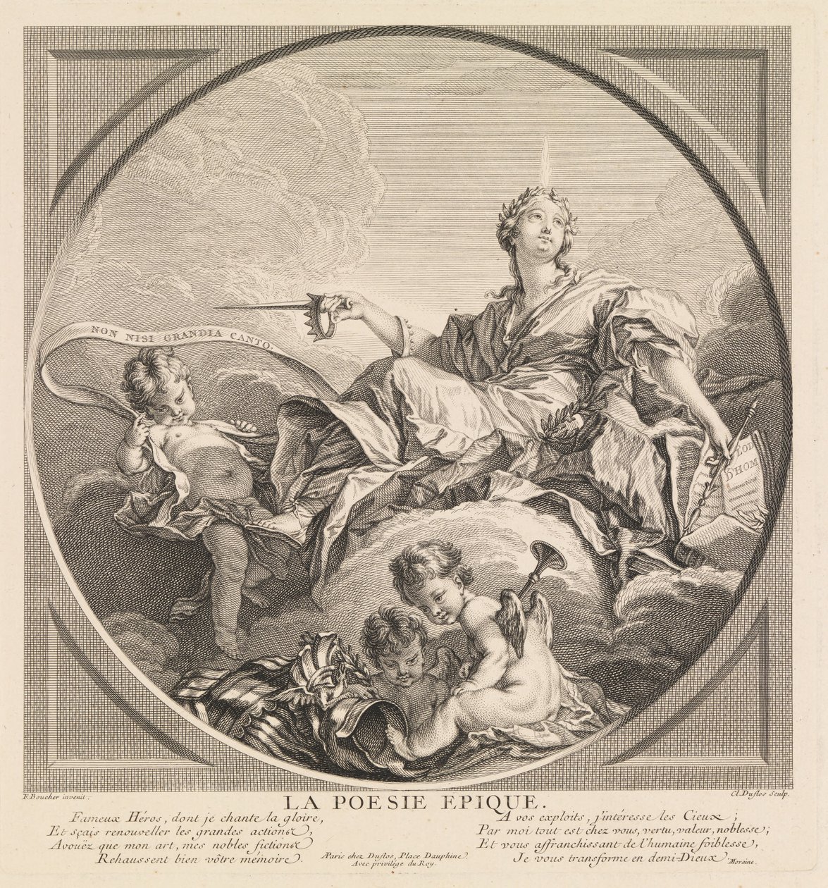 De Epische Poëzie door Claude Agustin Duflos