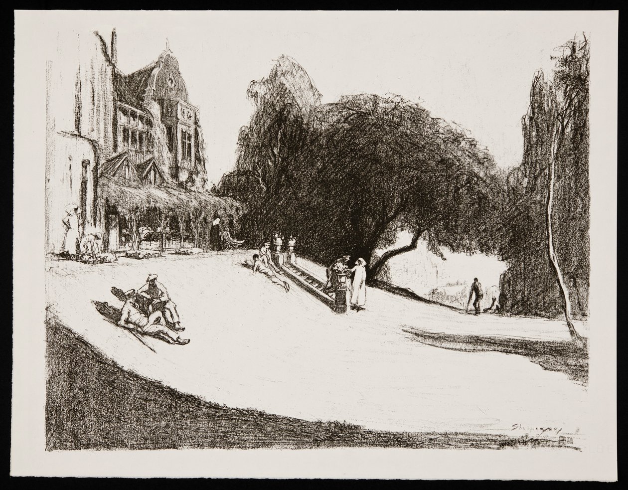 Herstel in Engeland, 1917 door Claude Allin Shepperson