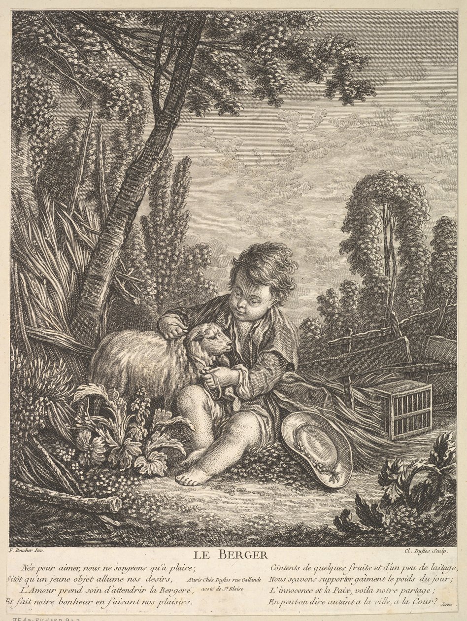 De Herder door Claude Augustin Duflos