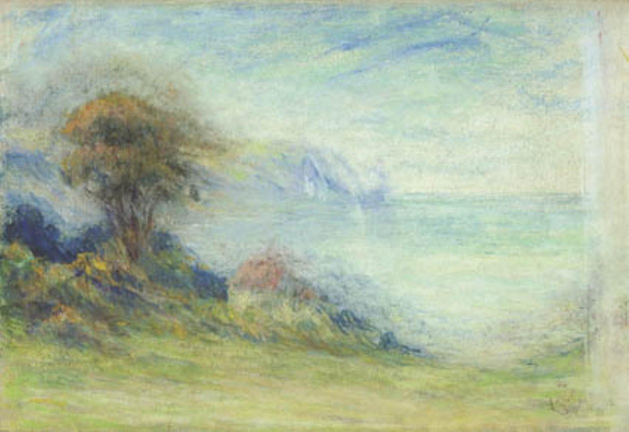 Kustlandschap bij Etretat (?) door Claude Emile Schuffenecker