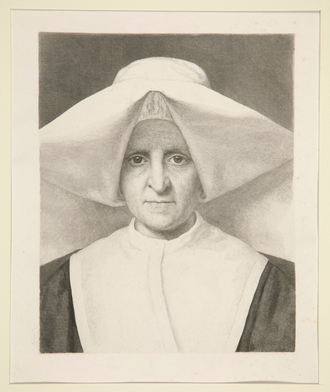 La Soeur Rosalie (Jeanne-Marie Rendu) door Claude Ferdinand Gaillard