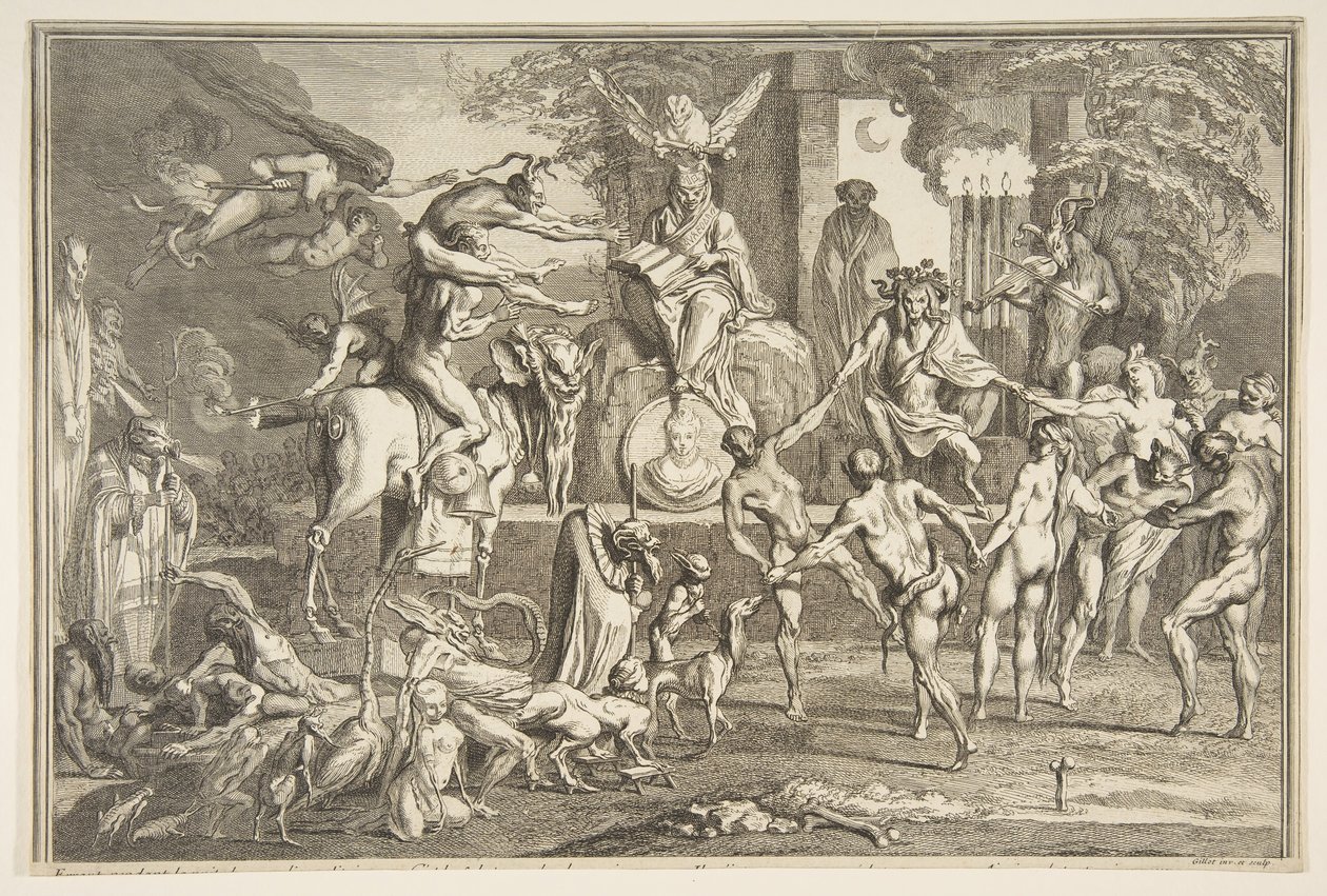 Errant pendant la nuit door Claude Gillot