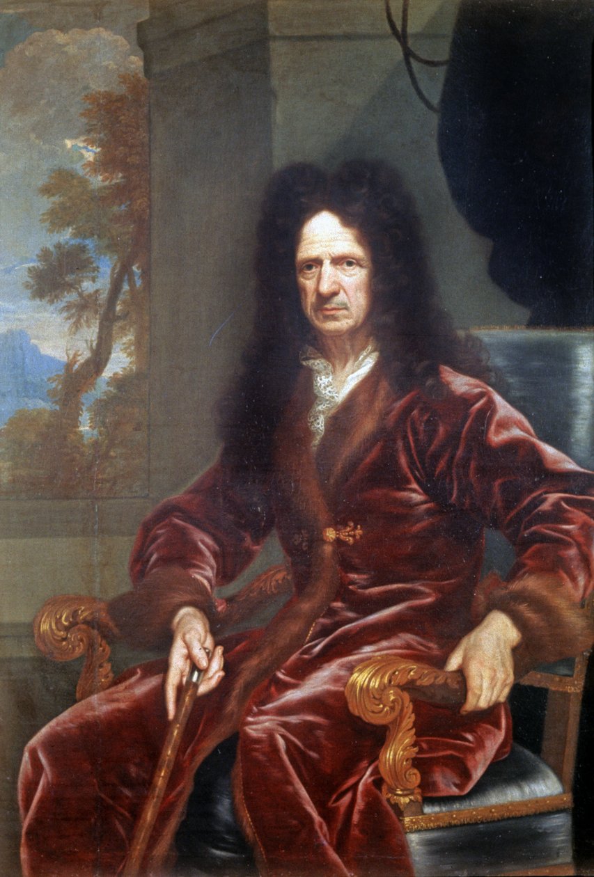 Portret van Andre Le Notre door Claude Lefebvre