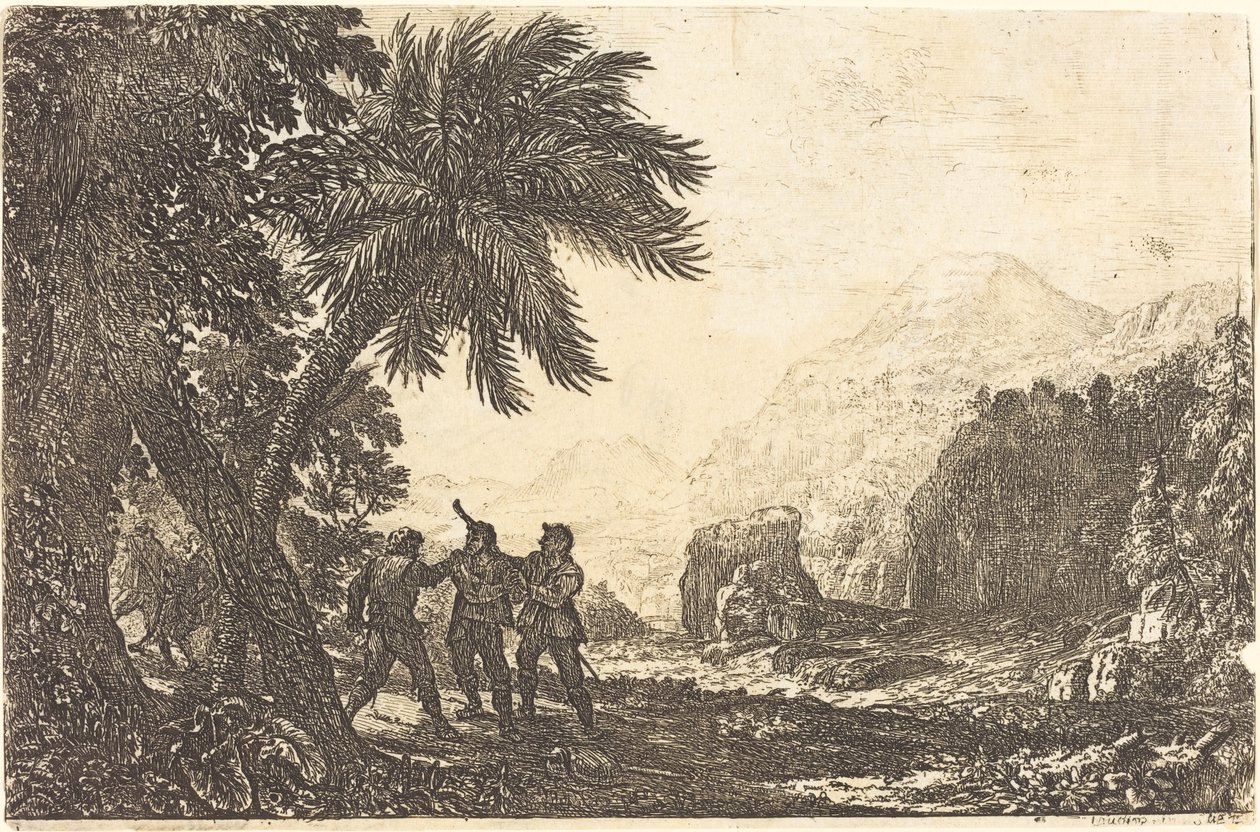 Landschap met Bandieten door Claude Lorrain