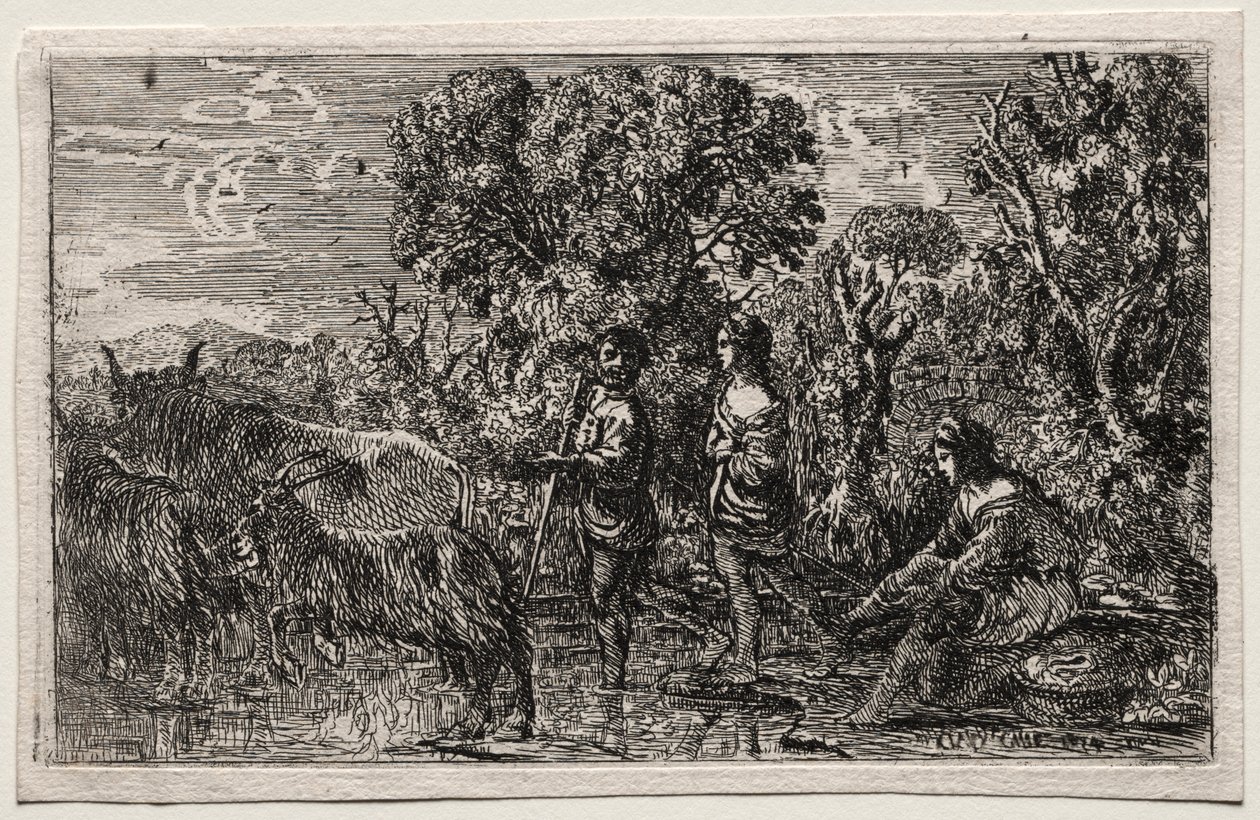 De Oversteek van de Voorde door Claude Lorrain