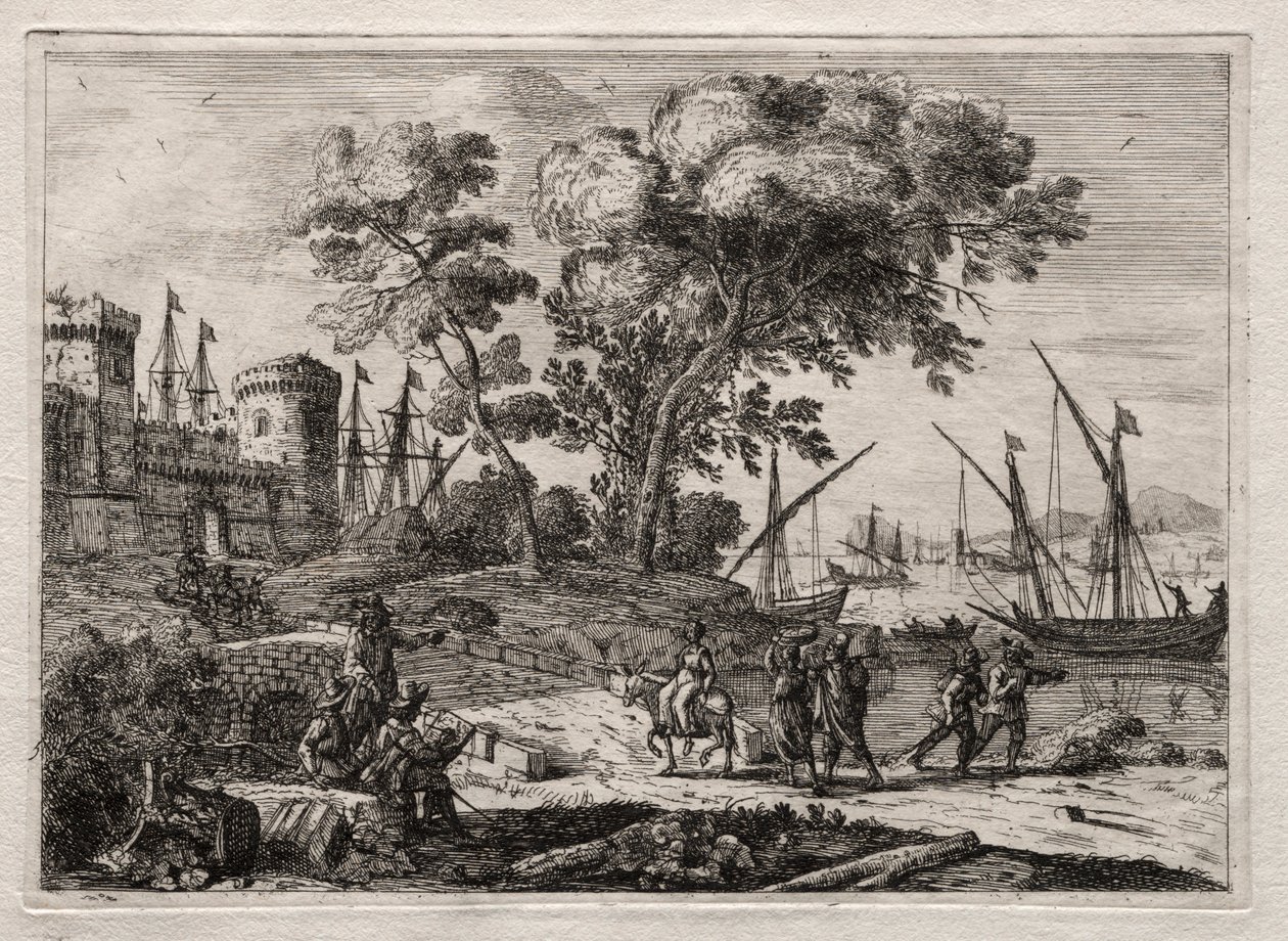 De tekenaar door Claude Lorrain