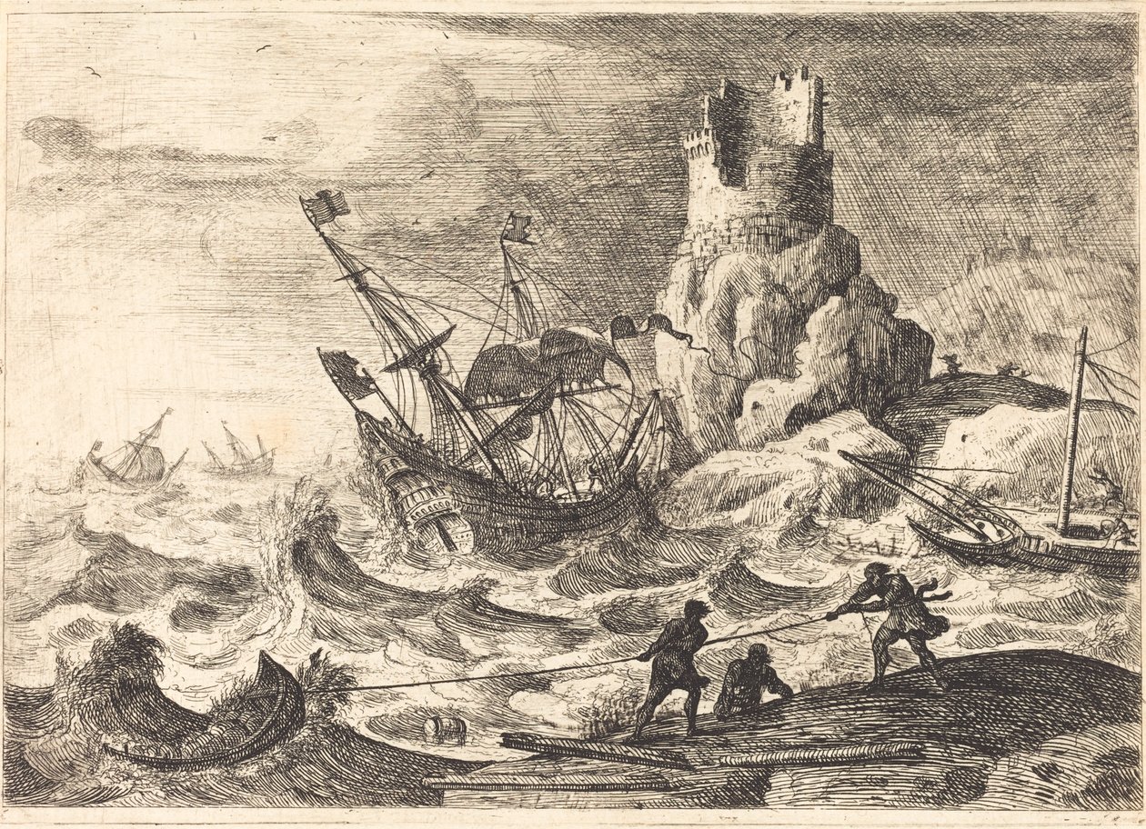 Het Schipbreuk (Le naufrage) door Claude Lorrain