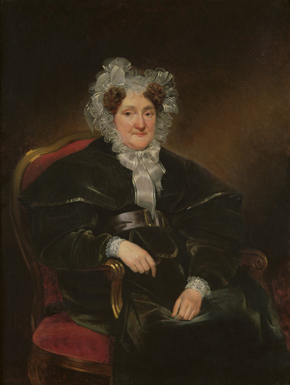 De hertogin van Feltre, 1828 door Claude Marie Dubufe