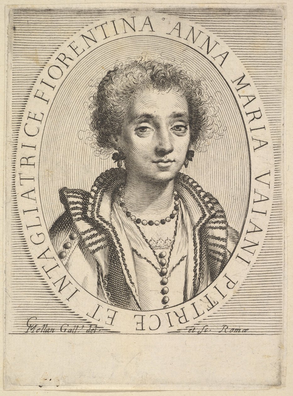 Anna Maria Vaiani door Claude Mellan