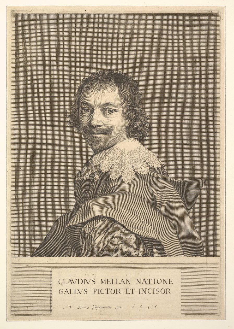 Claude Mellan: Zelfportret door Claude Mellan