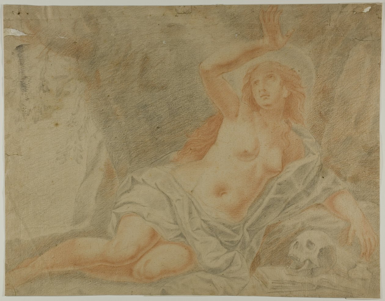 Maria Magdalena door Claude Mellan