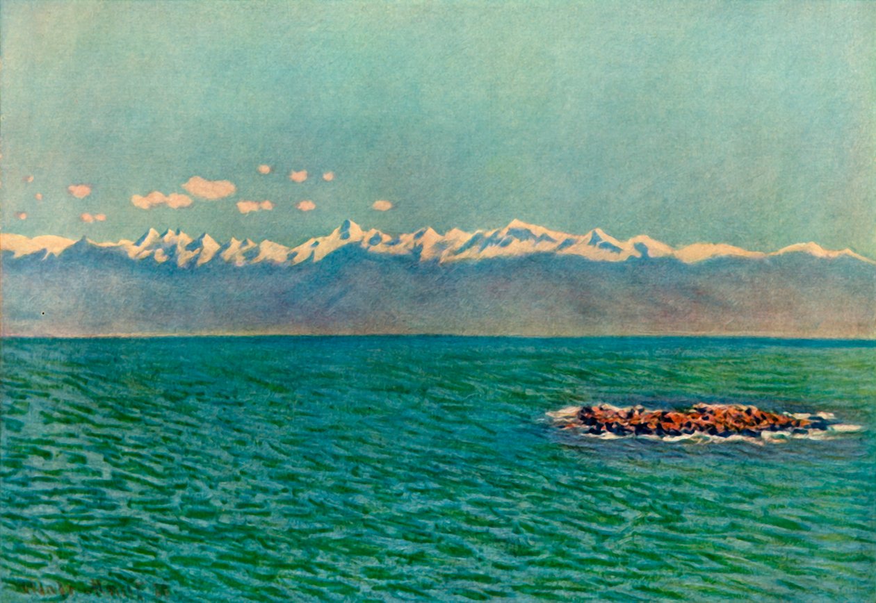 Antibes, 1888, 1937 door Claude Monet