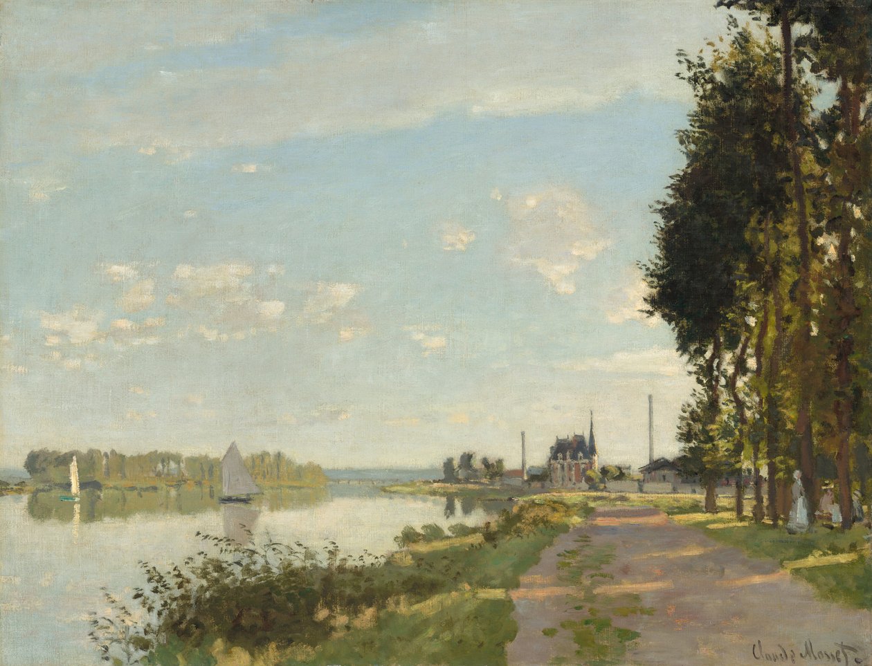 Argenteuil, ca. 1872 door Claude Monet