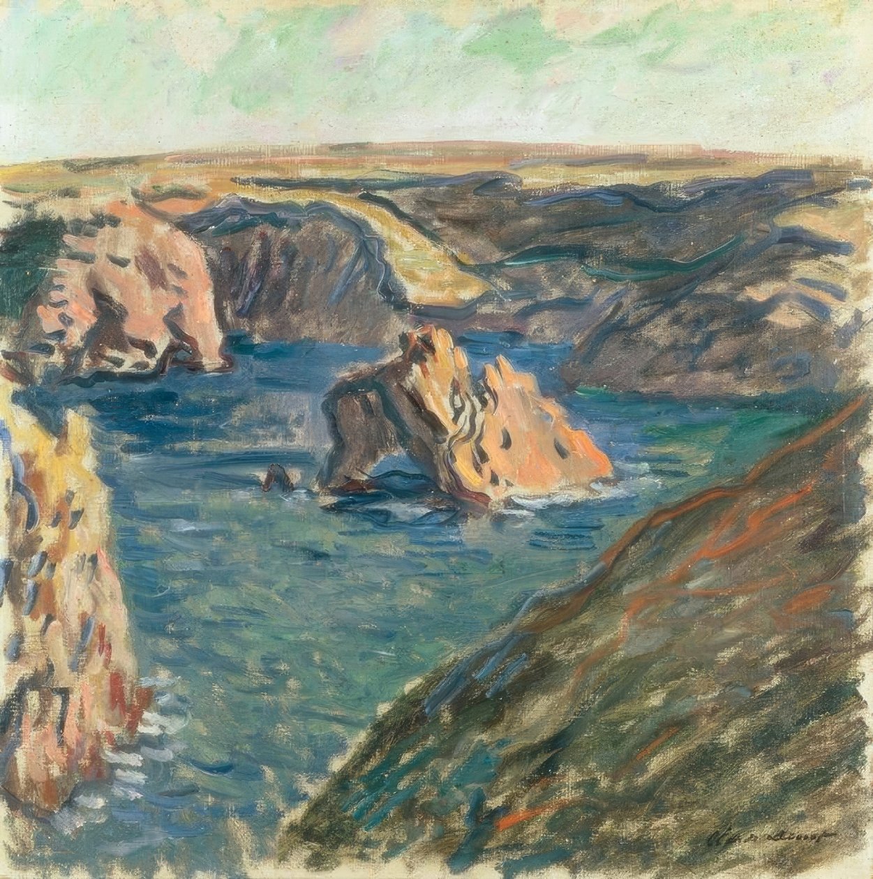 Belle-Ile door Claude Monet