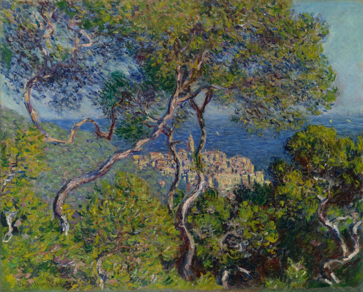 Bordighera door Claude Monet