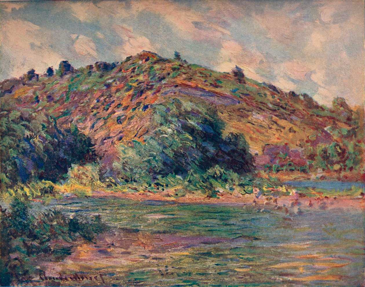 Bords De La Seine door Claude Monet