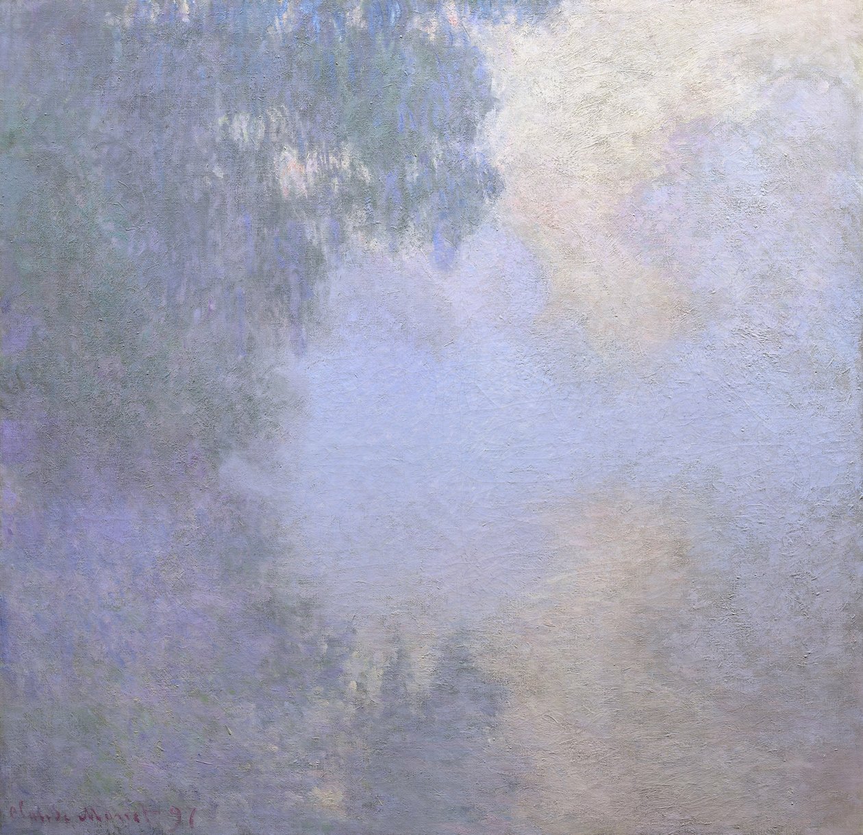 Tak van de Seine bij Giverny door Claude Monet