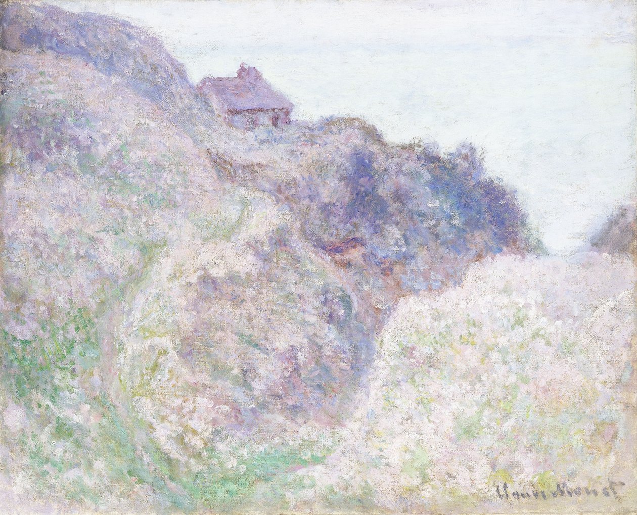 Douaniershut in Varengeville door Claude Monet