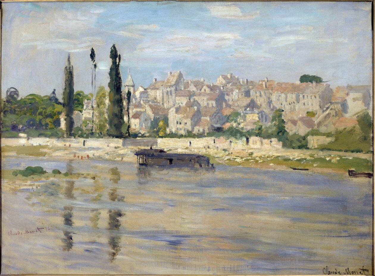 Carrieres-Saint-Denis - 1872 door Claude Monet