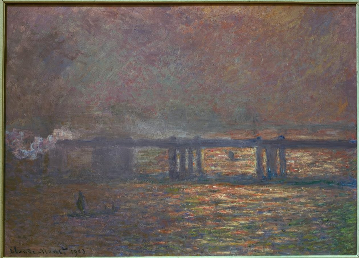 Charing Cross Bridge door Claude Monet