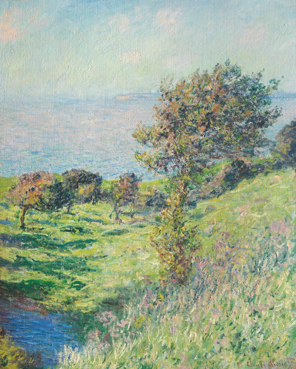 Windvlaag, 1881 door Claude Monet