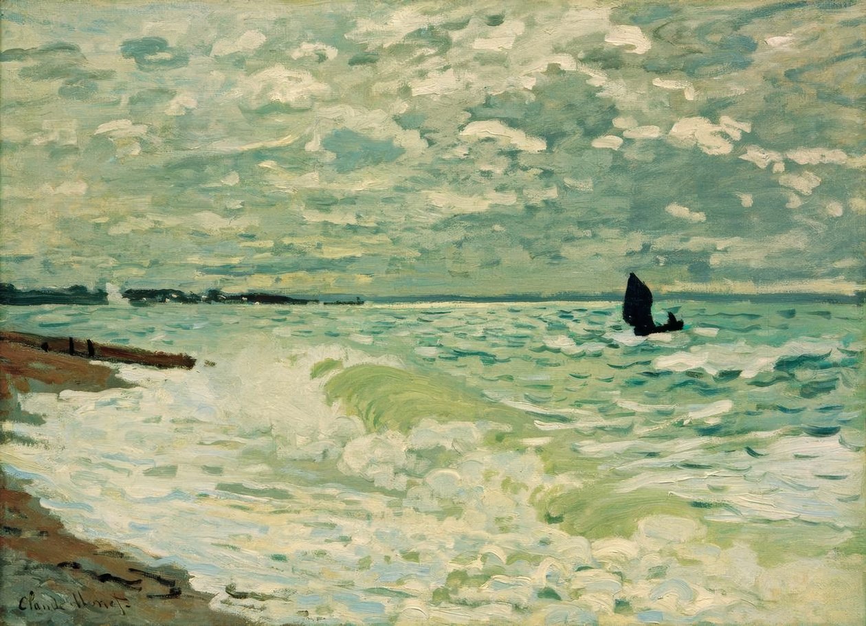 De Zee bij Sainte-Adresse door Claude Monet