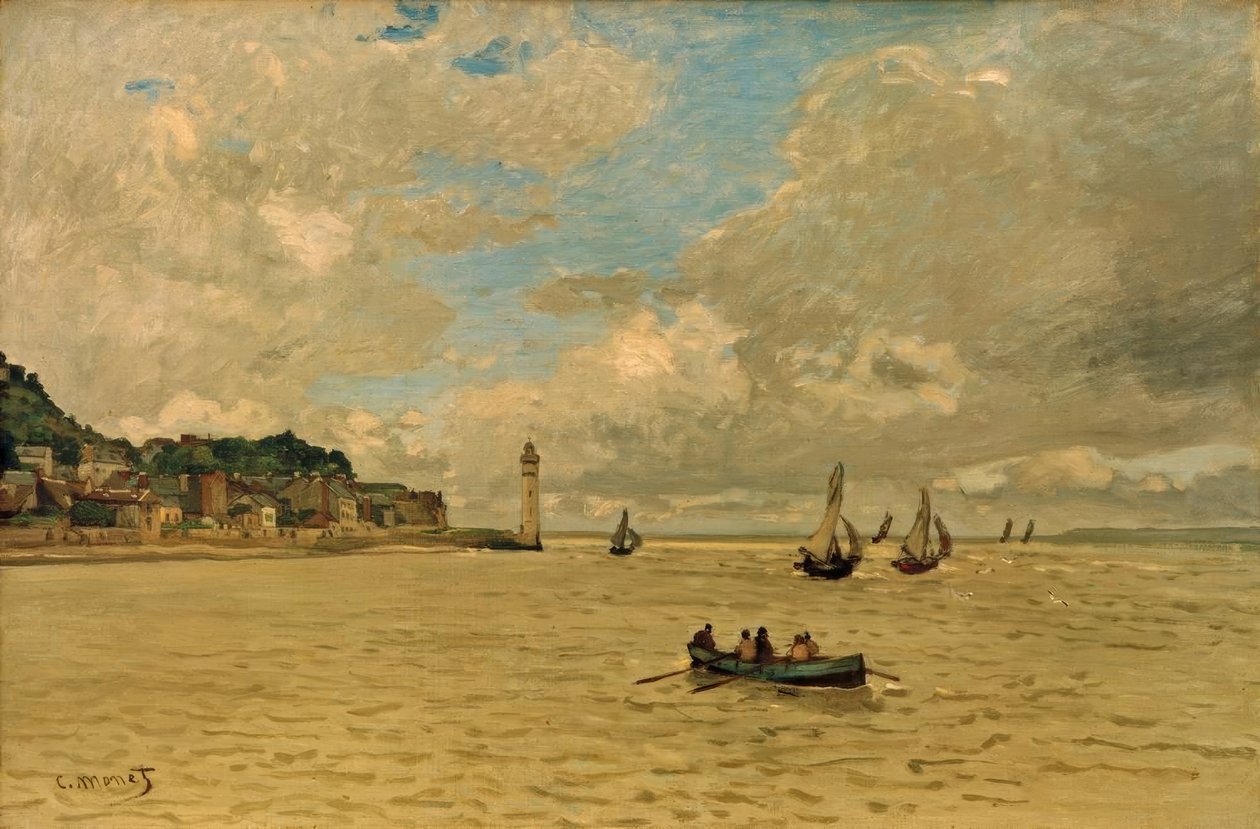 De Vuurtoren van Honfleur door Claude Monet