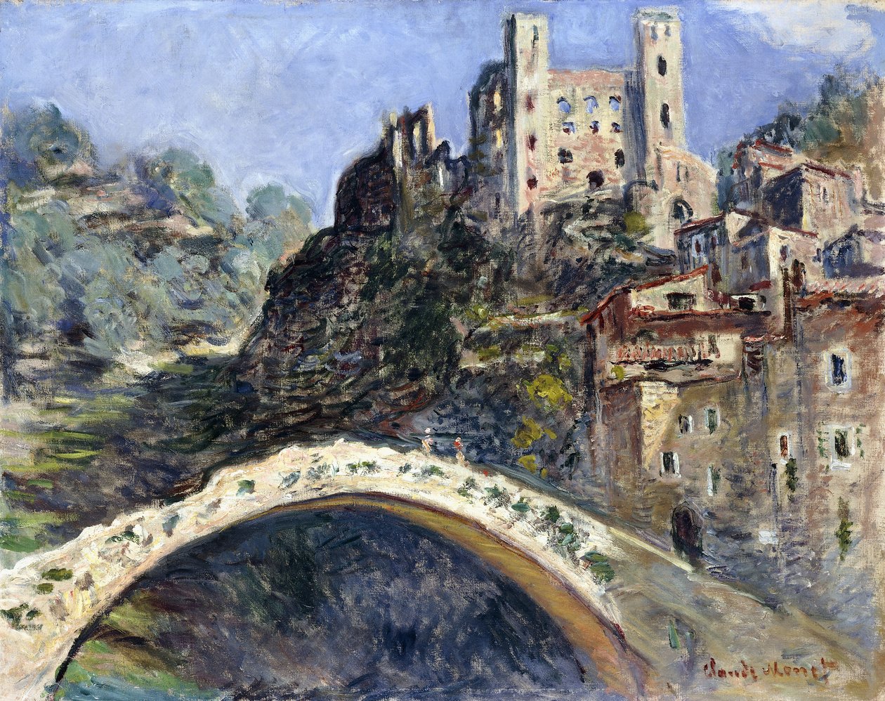 Dolceacqua, 1884 door Claude Monet