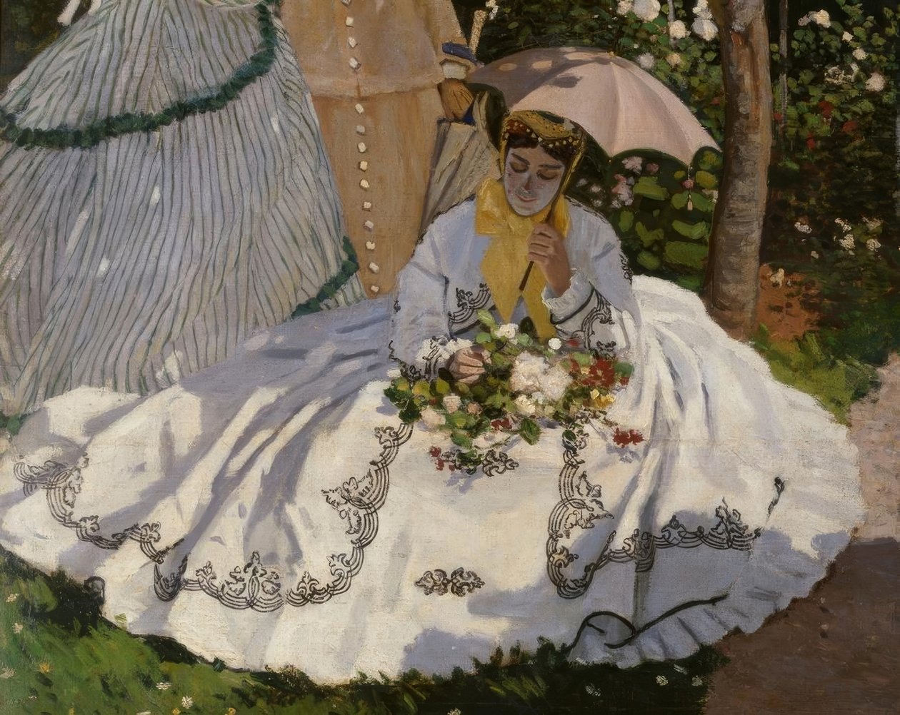 Vrouwen in de tuin door Claude Monet