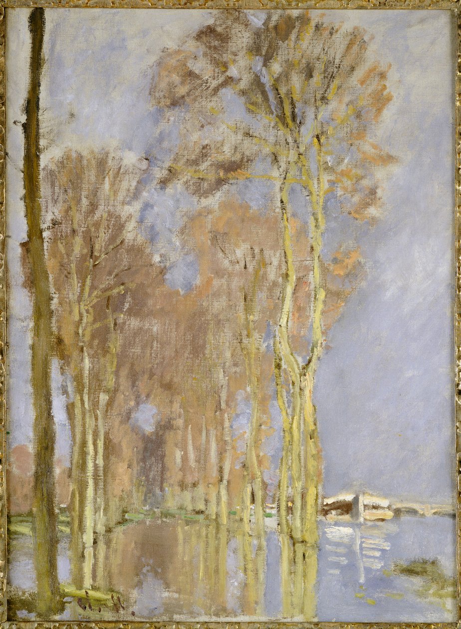 Overstroming door Claude Monet